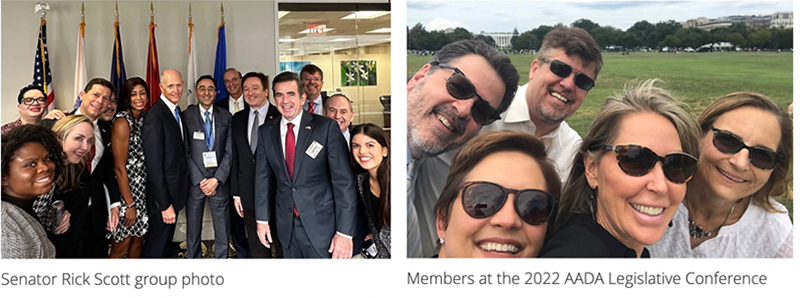 Legislative Conference 2022 photos from the AAD President