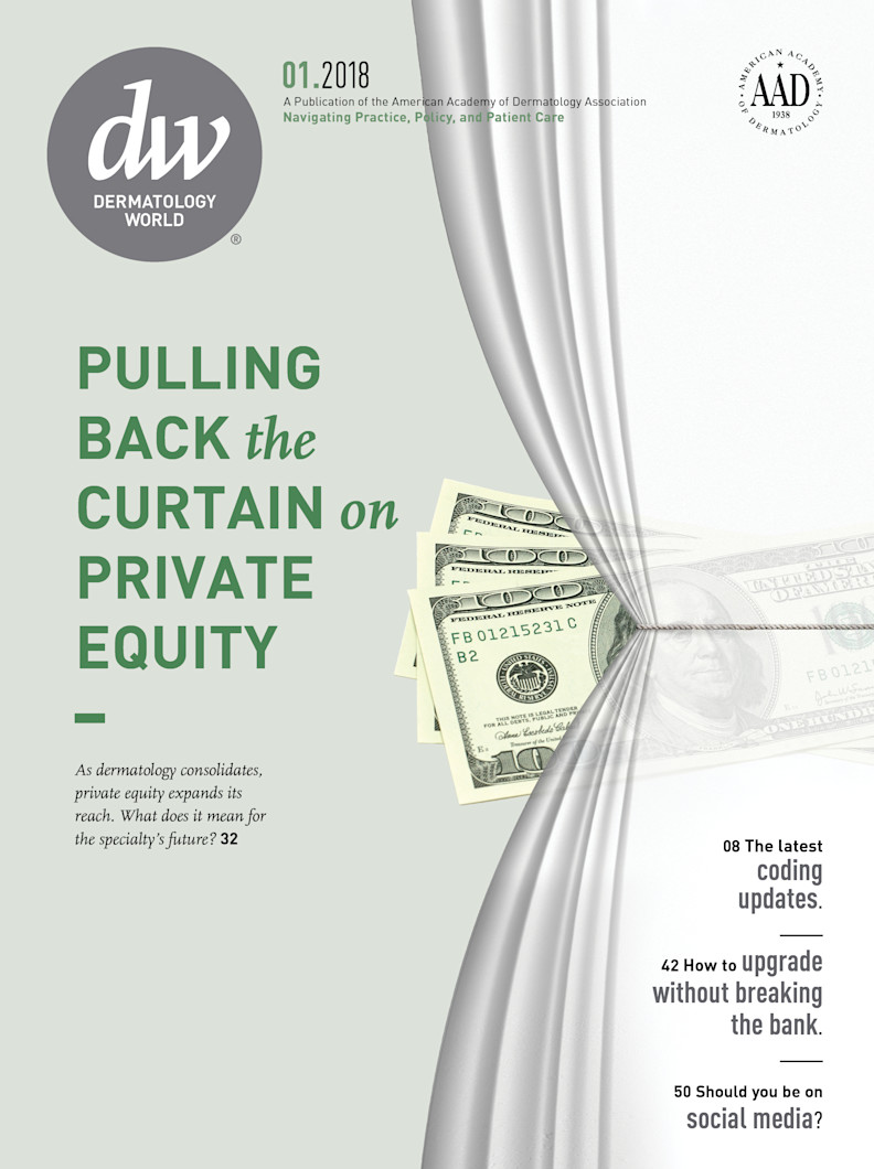 Dermatology World cover January 2018