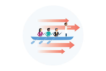 Illustration of connecting leaders and EHR users