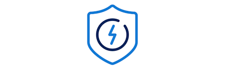 Icon depicting updating antivirus