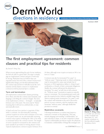 Cover image for Directions in Residency Summer 2025