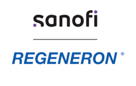 Sanofi and Regeneron vertical logo format