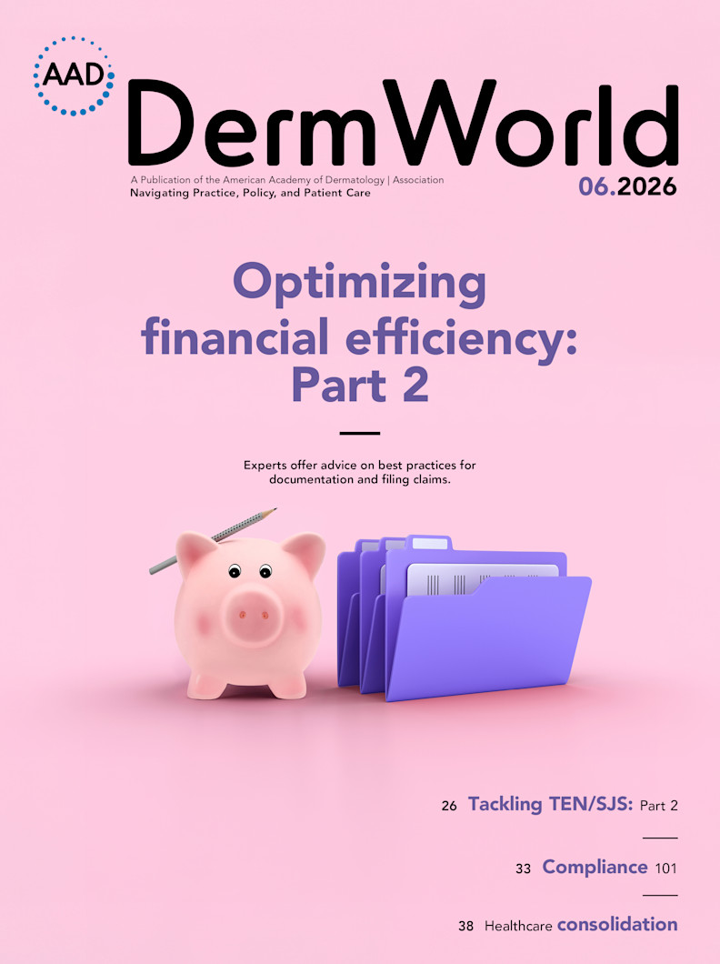 DermWorld May 2026 cover