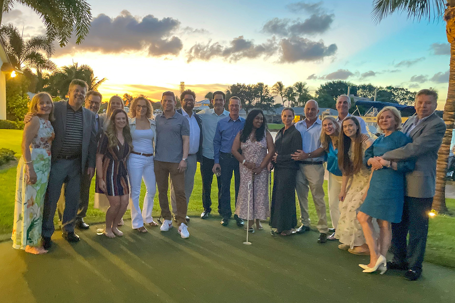 Photo of the donation event, where perfect weather and giving individuals made for an ideal evening