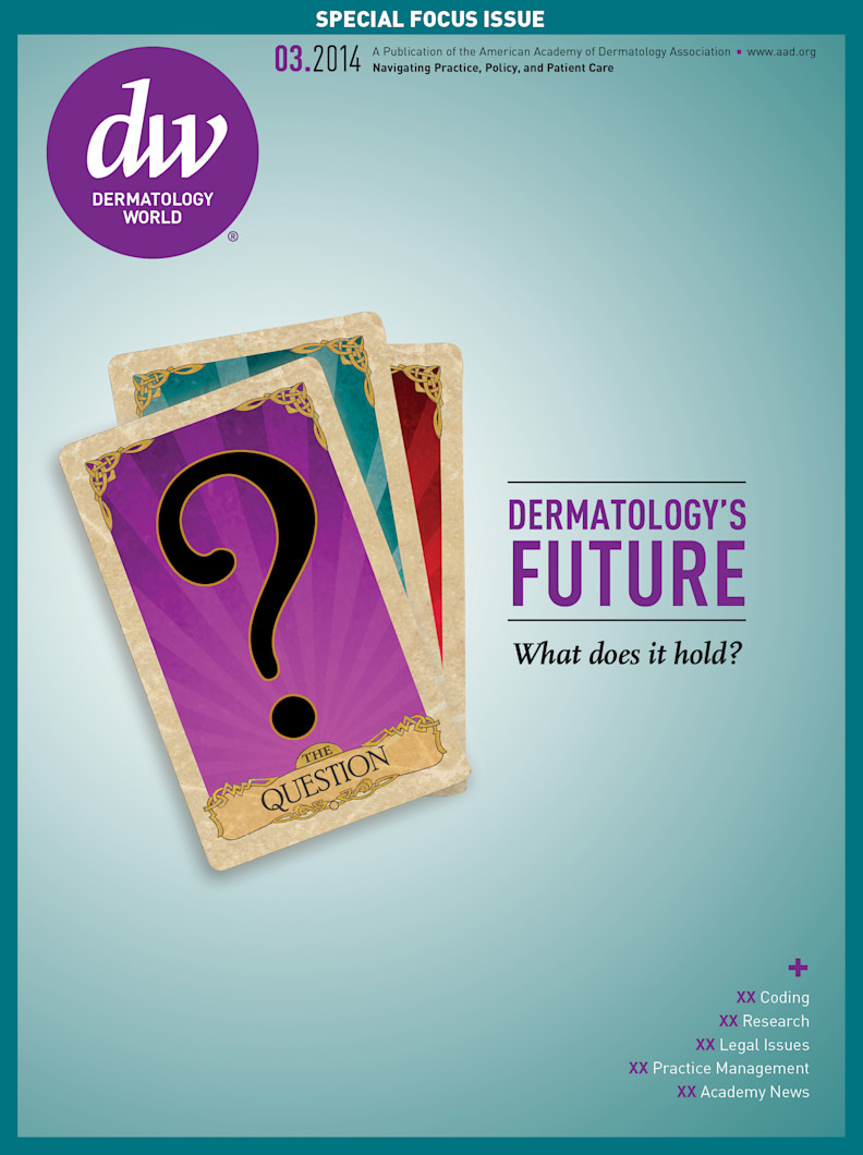 Dermatology World cover March 2014