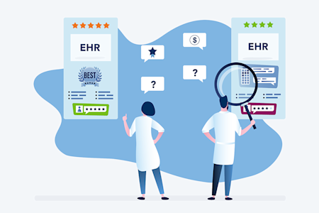 Card illustration for Select an EHR