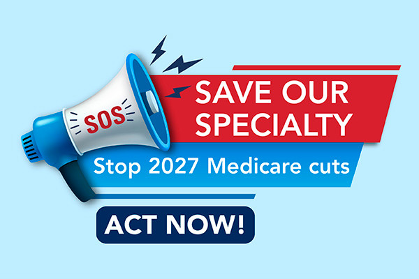 SOS Save Our Specialty, Stop 2027 Medicare cuts!