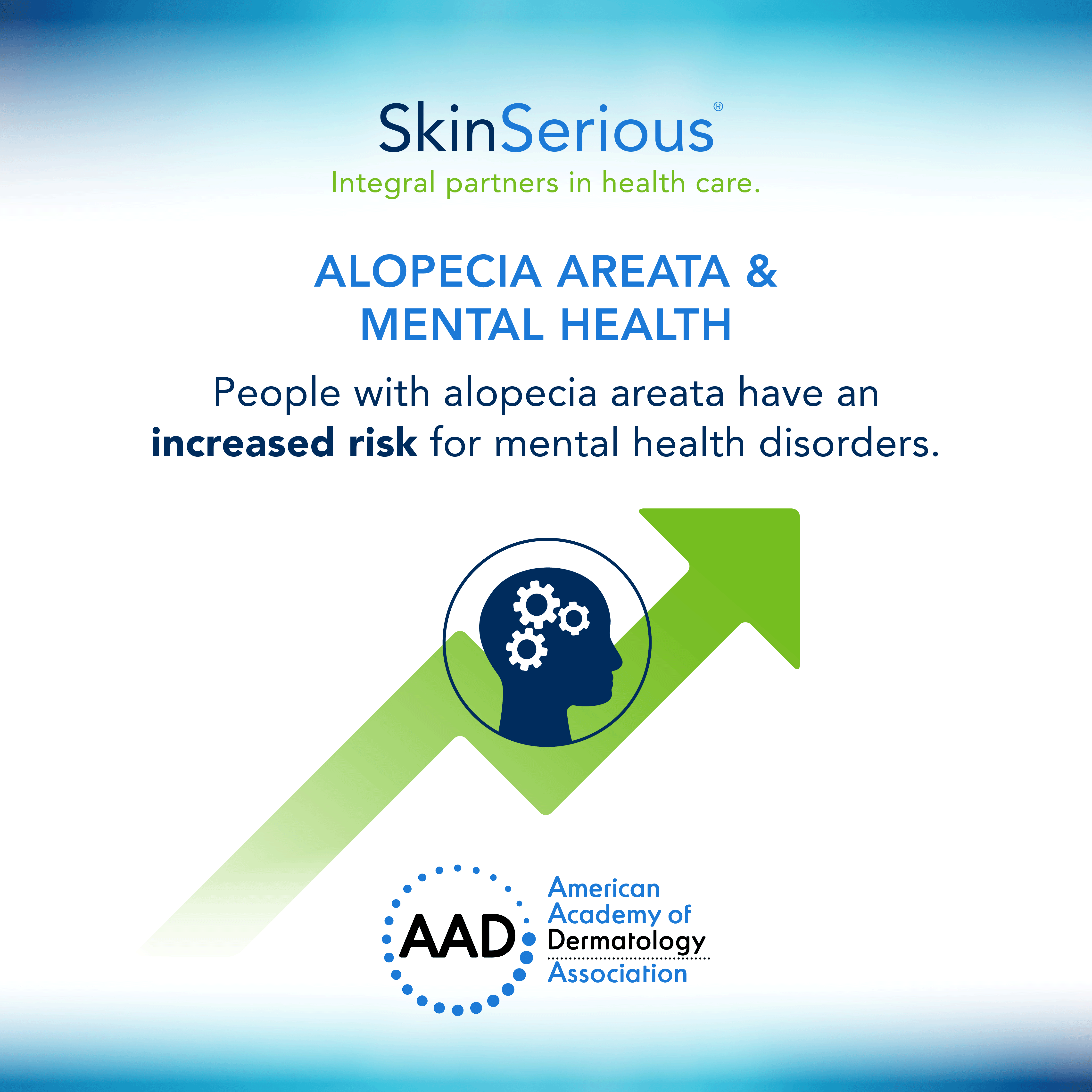 Alopecia Areata and Mental Health Infographic