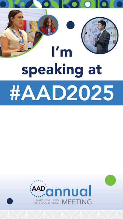 2025 AAD Annual Meeting | Social media toolkit 