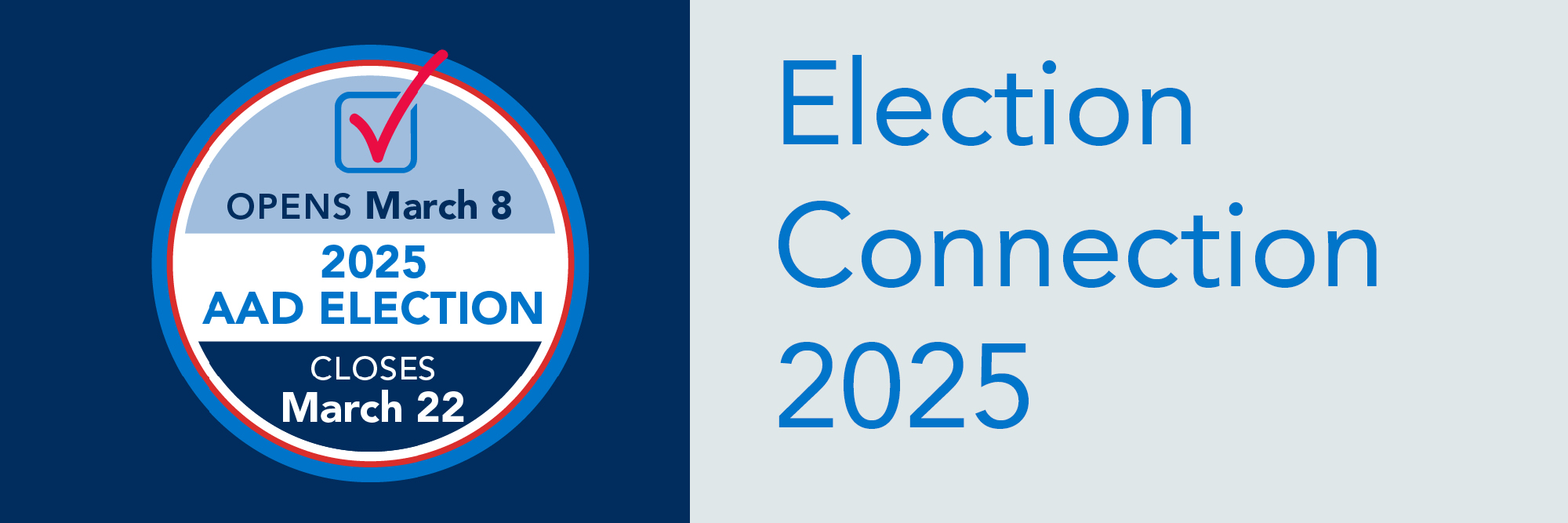 Banner image for AAD 2025 Election  