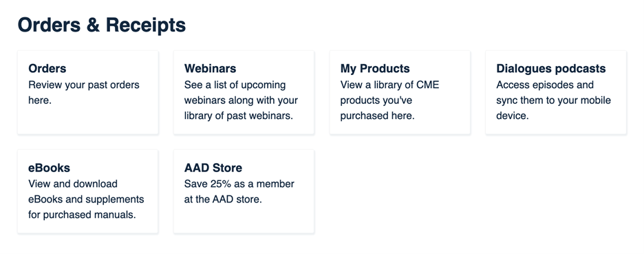 Screenshot for DermWorld on accounts