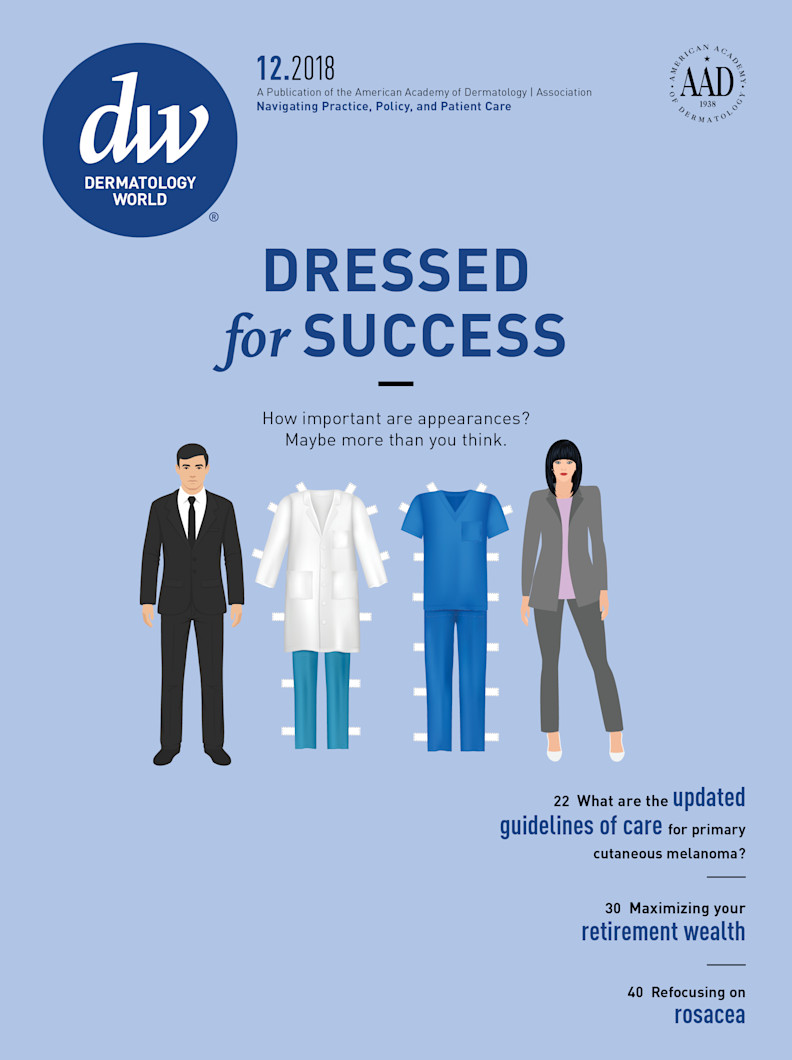 Dermatology World cover December 2018