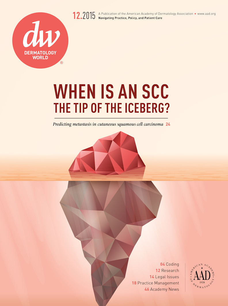 Dermatology World cover December 2015