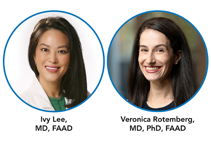 Headshots for Drs. Ivy Lee and Veronica Rotemberg