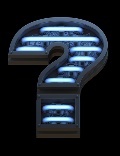 Dermatology World abstract illustration of question mark