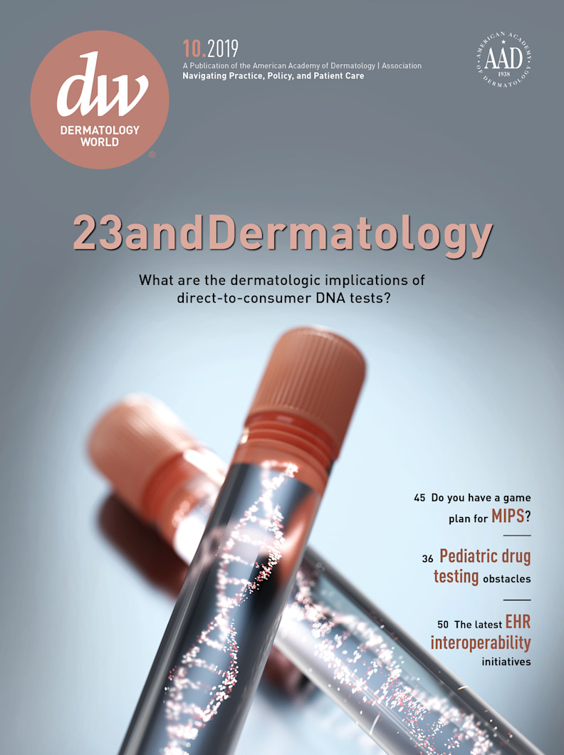 Dermatology World cover October 2019