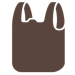 Plastic bag icon