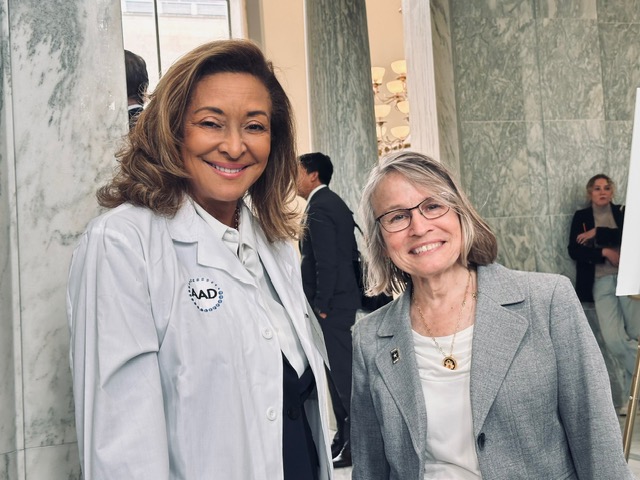 Image of AADA President Susan Taylor with Congresswoman Chrissy Houlahan (D-PA)