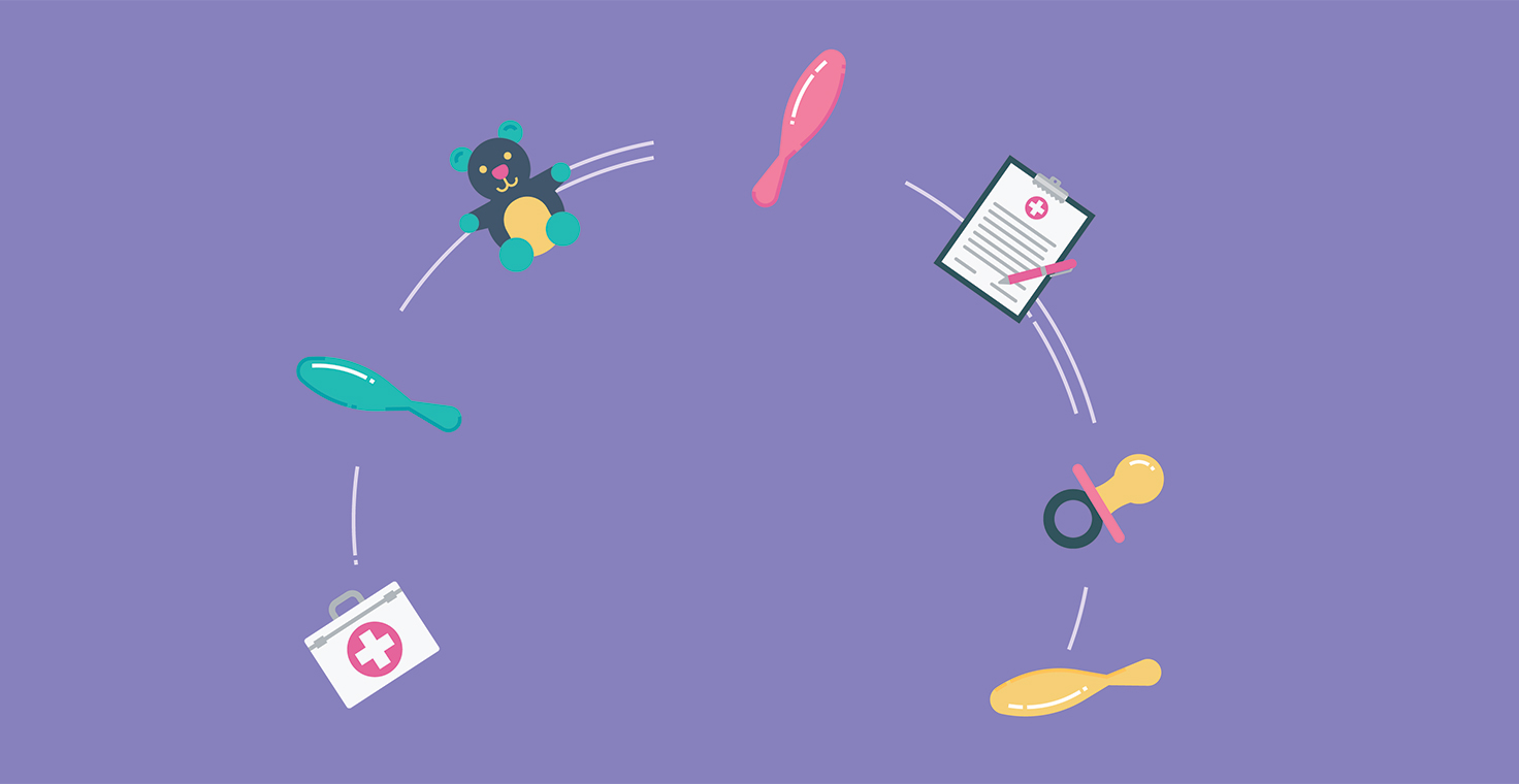 Banner for a juggling act