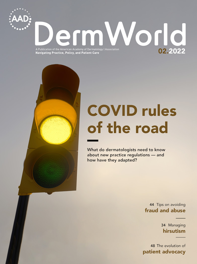 Cover illustration for February 2022 DWII