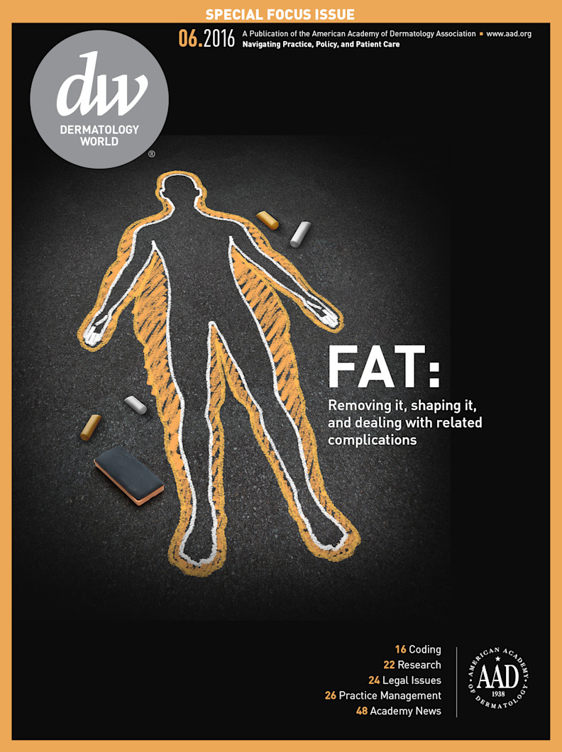 Dermatology World cover June 2016