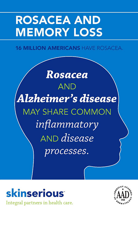 Rosacea memory infographic image