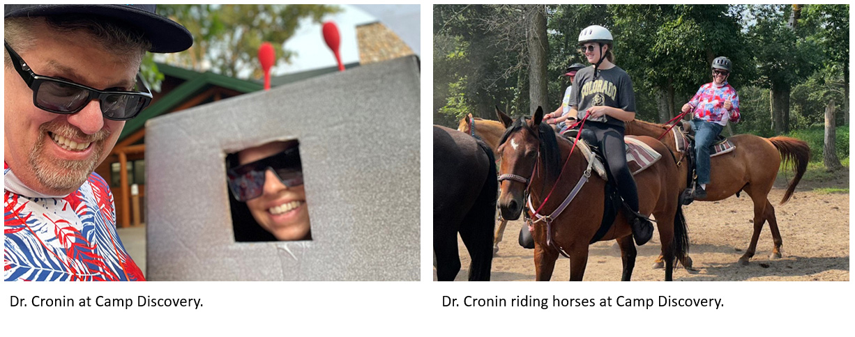 Photos of Camp Discovery for president's message for DermWorld January 2024