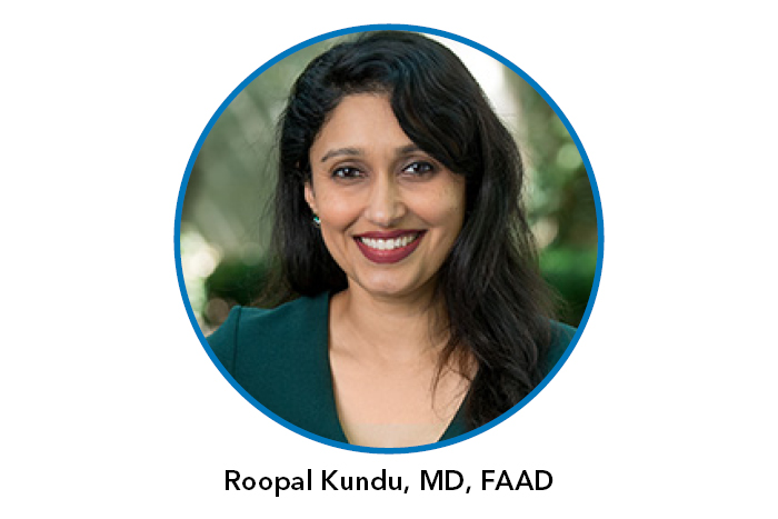 Headshot for Roopal Kundu, MD, FAAD