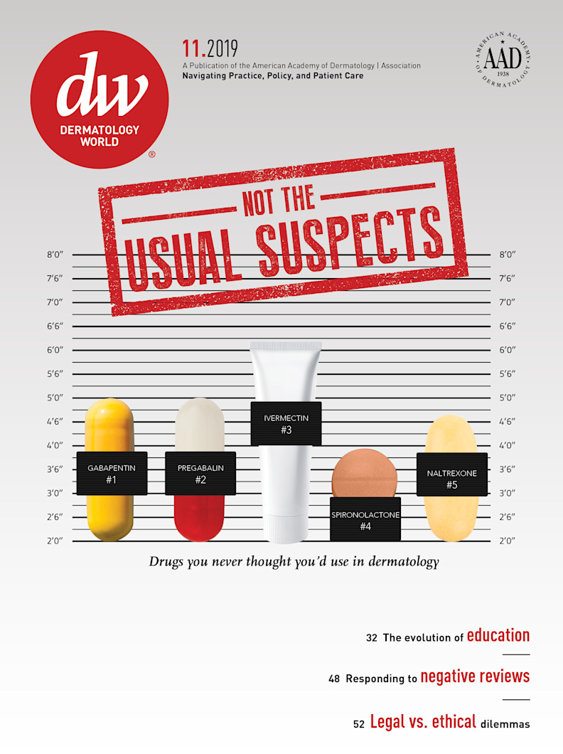 Dermatology World November 2019 cover