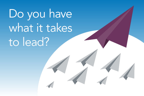 Do you have what it takes lead? This card image promotes the AAD Election call for nominations with an abstract representation of paper airplanes. 