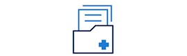 Icon depicting access to health records