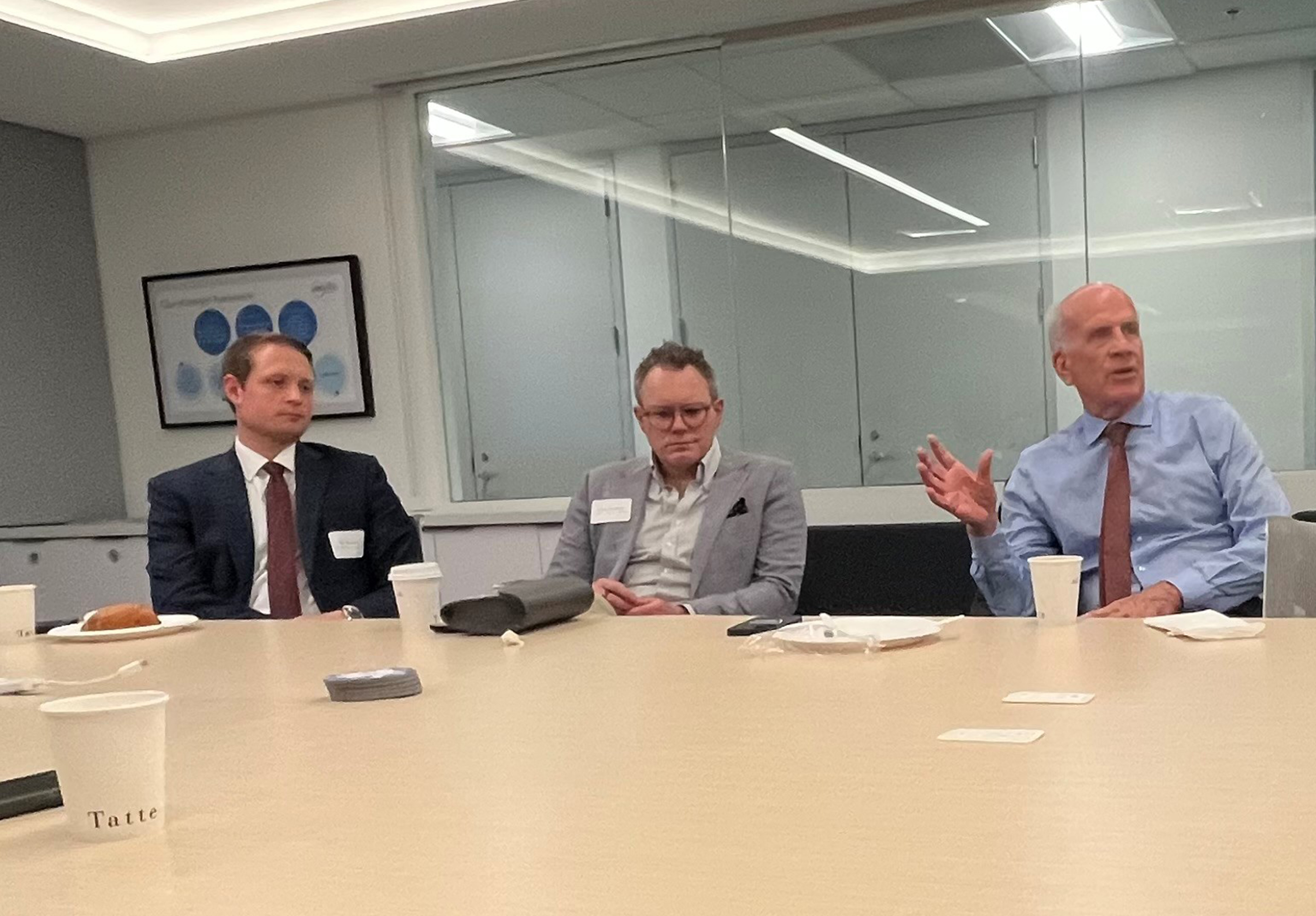 SkinPAC hosts breakfast for Sen. Peter Welch (D-VT)