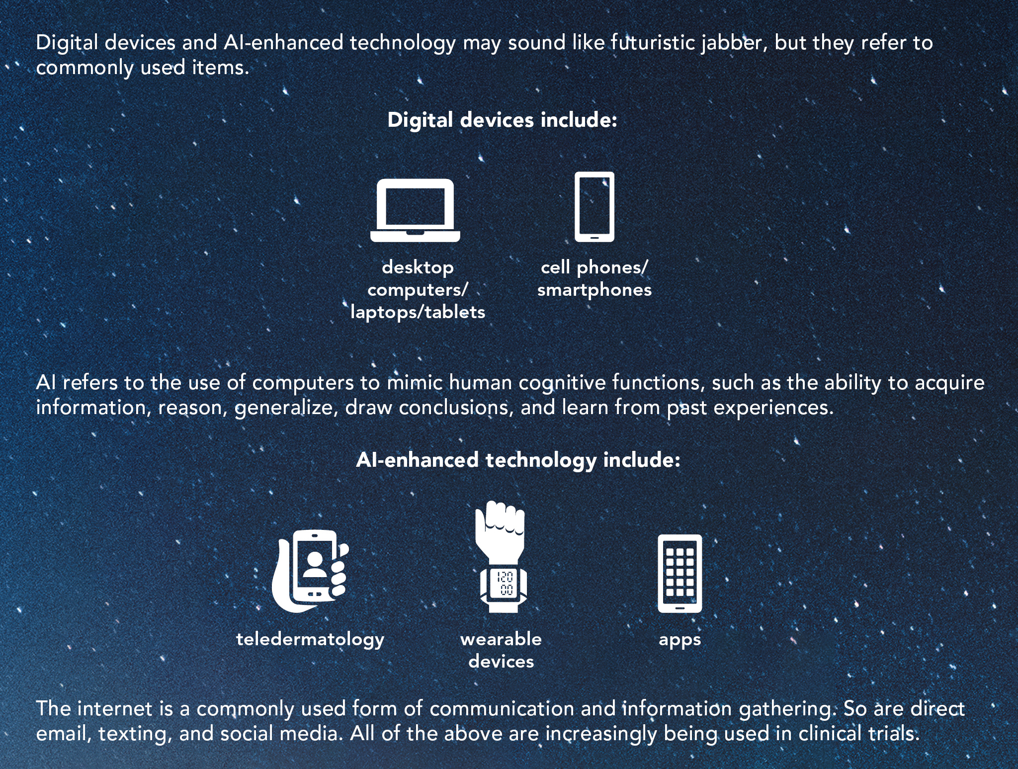 Infographic for a new frontier