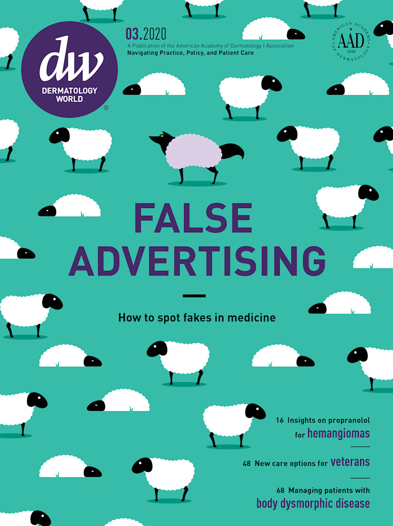 DermWorld front cover March 2020