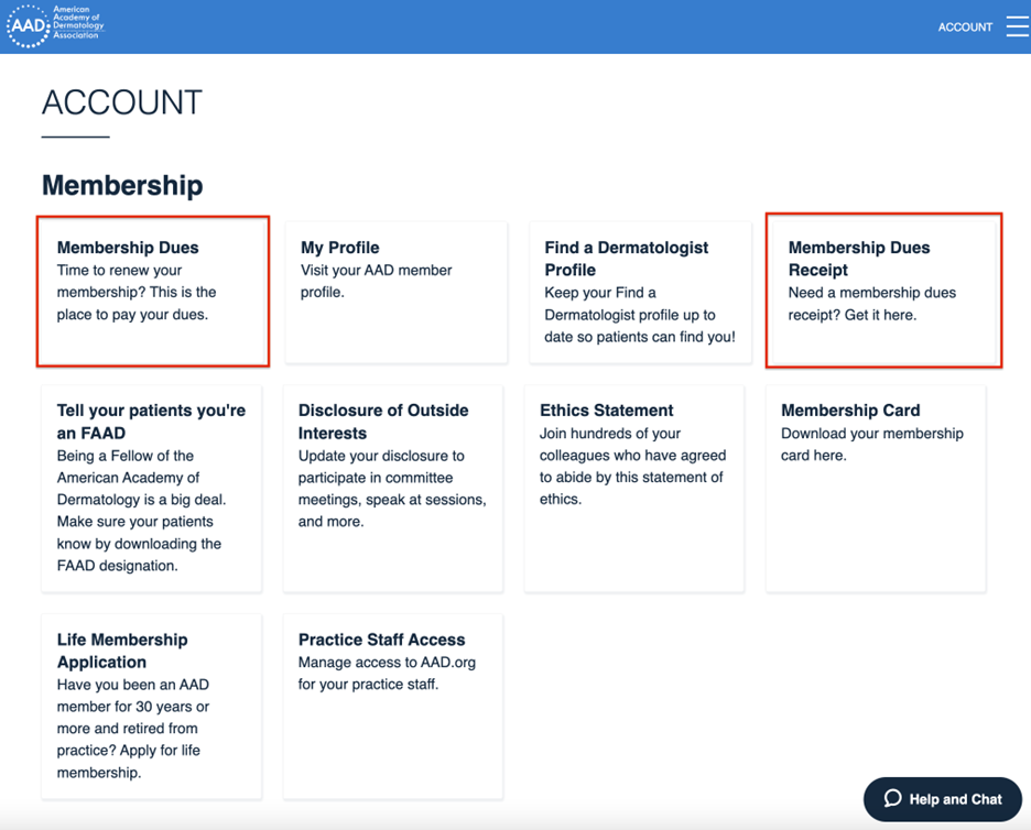 Screenshot for DermWorld of account