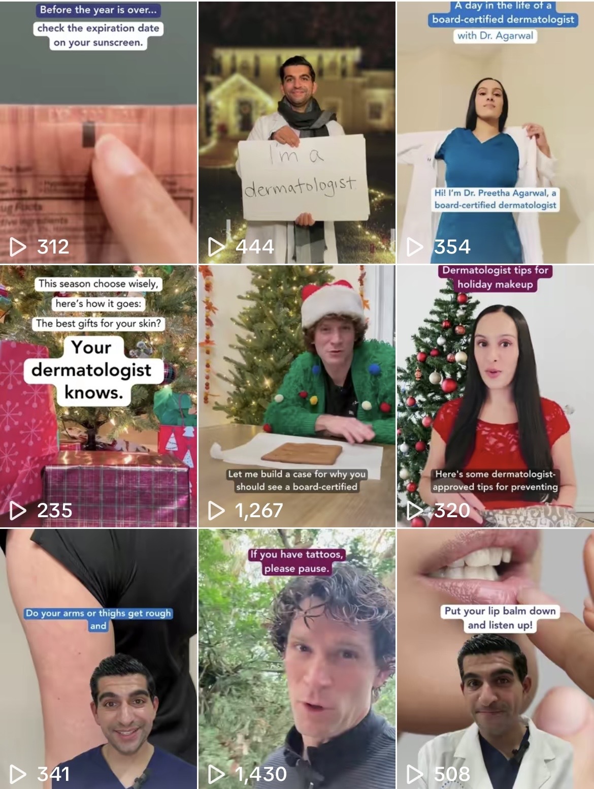 Your Dermatologist Knows December 2025 Showcase TikTok