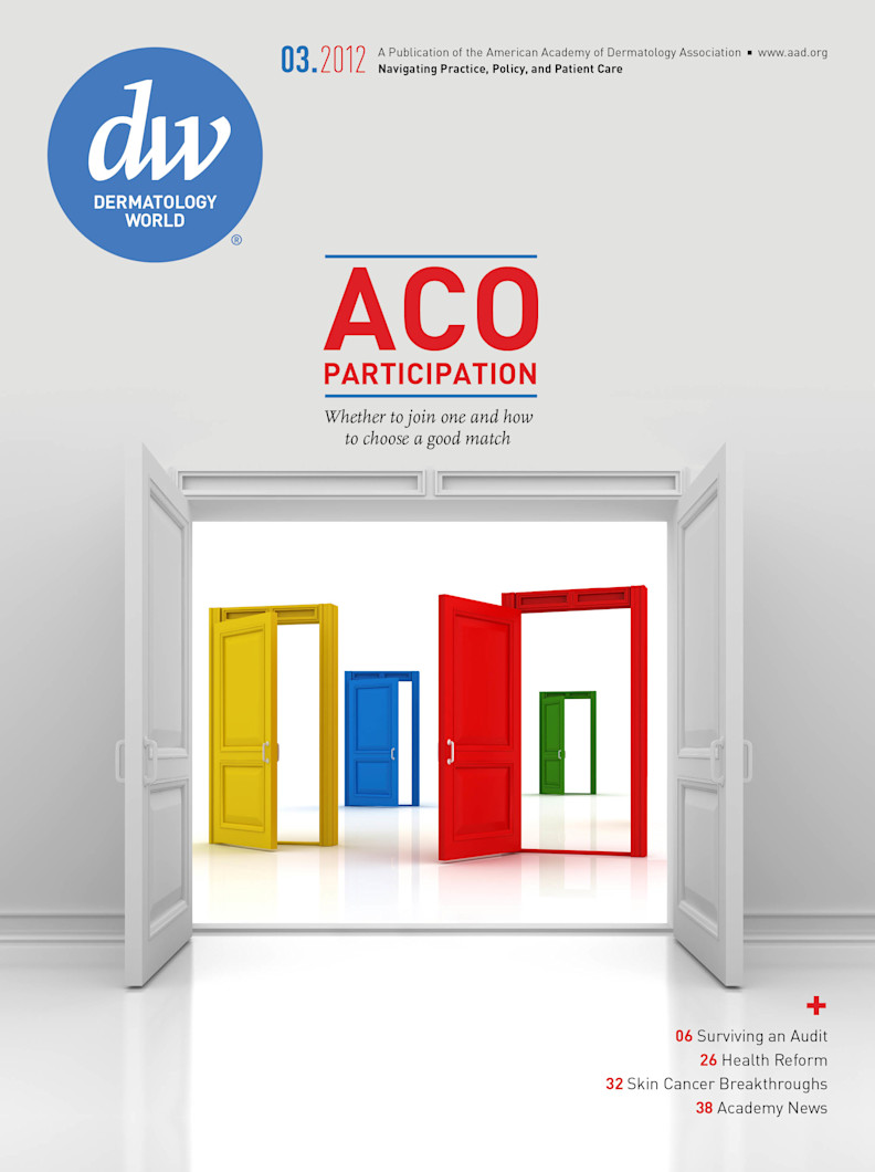 Dermatology World cover March 2012