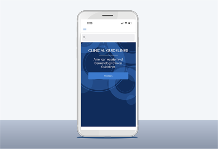 Clinical guidelines mobile app