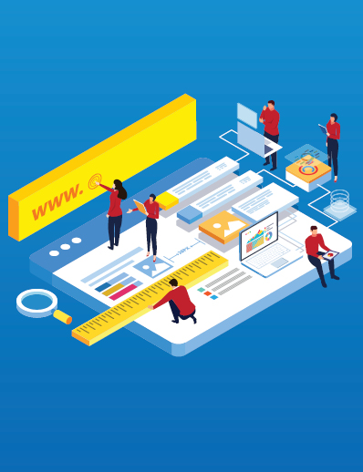 Dermatology World abstract illustration of digital marketing