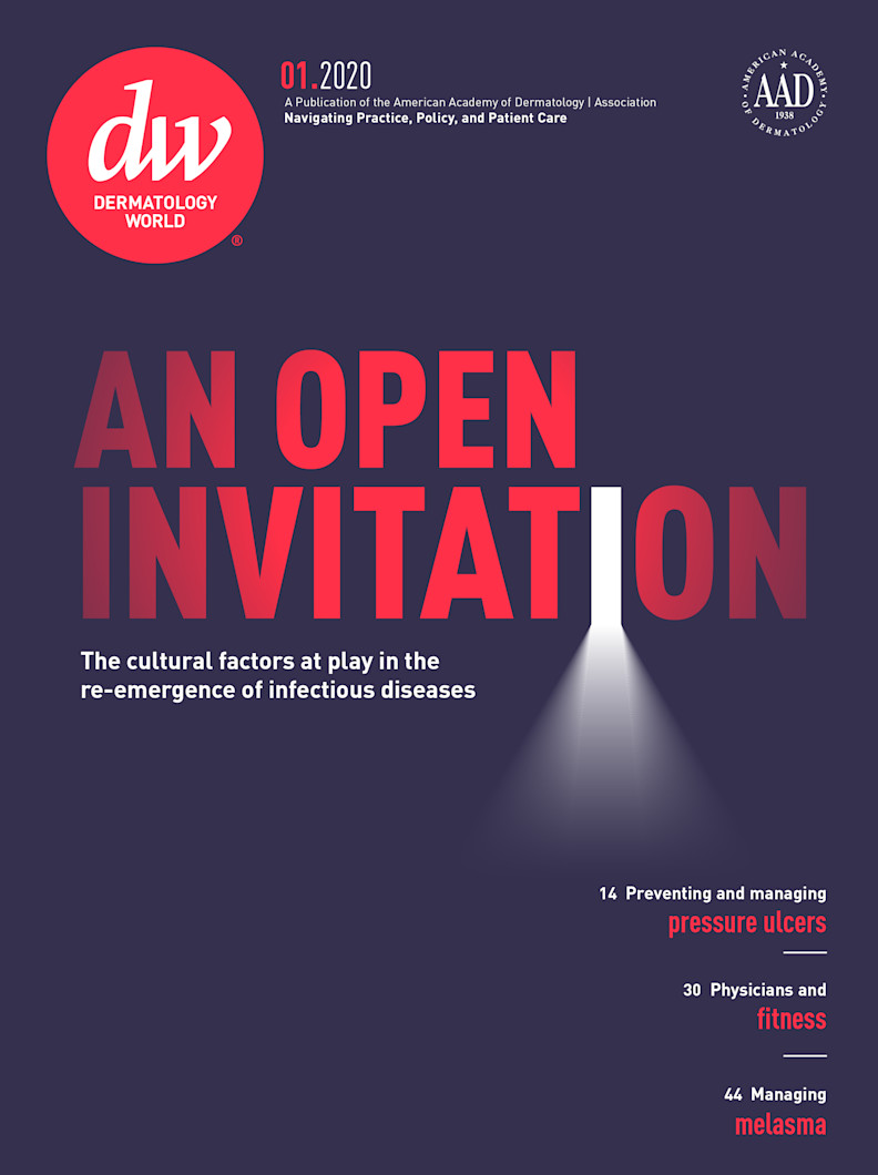 Cover image for DermWorld January 2020