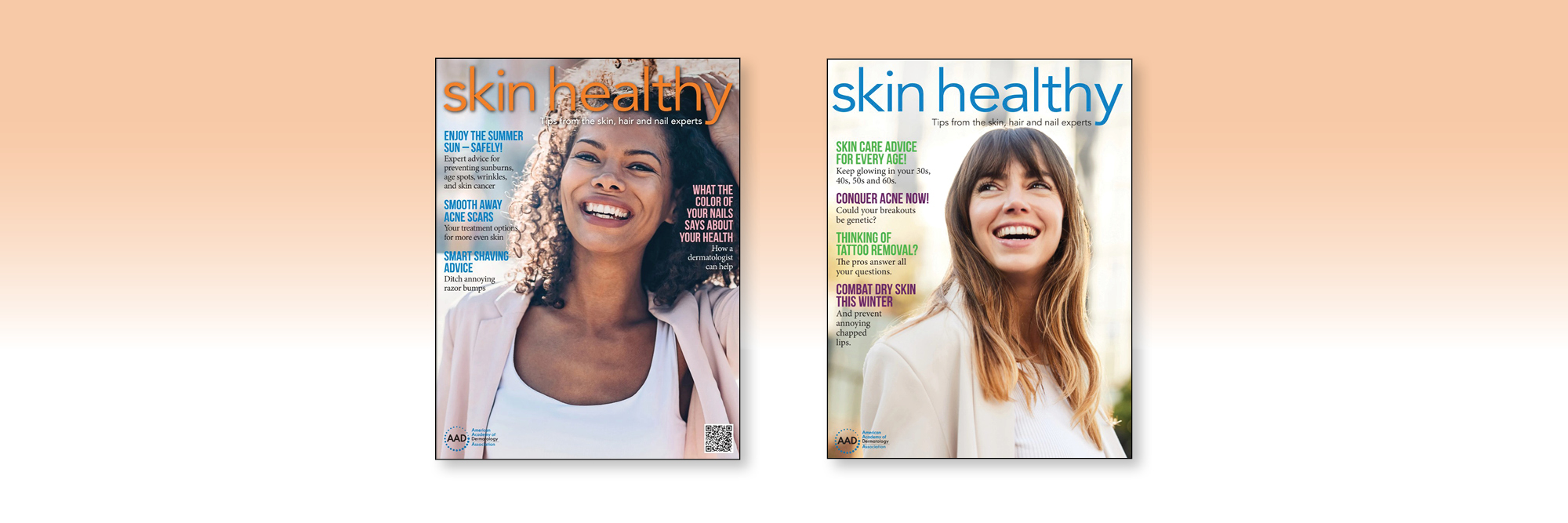 Card image for publication of two new issues of Skin Healthy