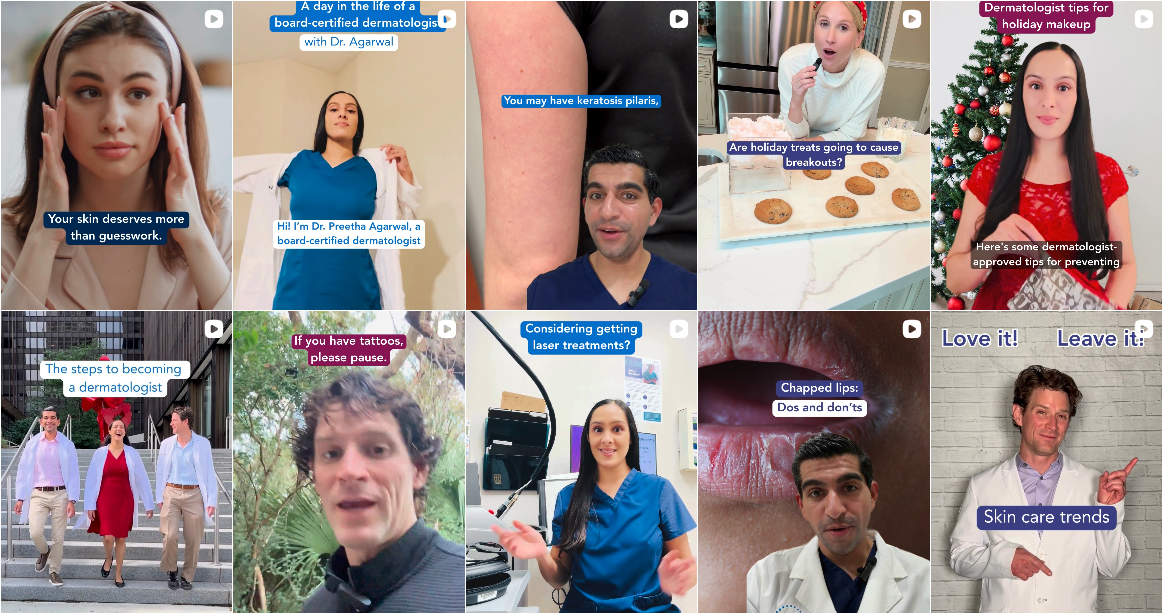Your Dermatologist Knows Showcase December 2025 Instagram