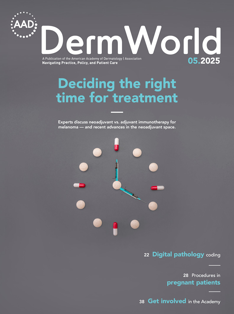 May 2025 DermWorld cover