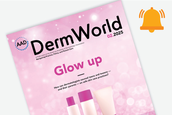 Cover image for DermWorld February 2025