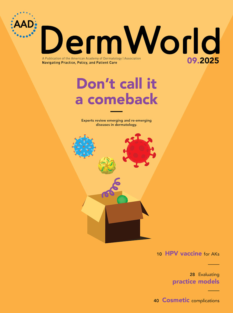 AAD DermWorld September 2025 Cover Image