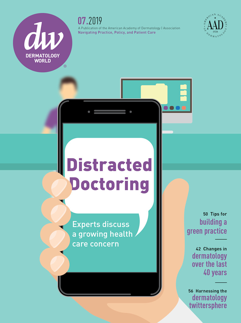 Dermatology World cover July 2019