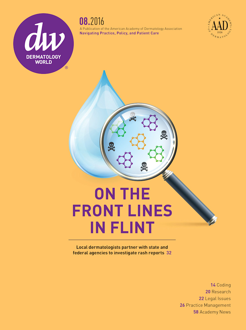 Dermatology World cover August 2016