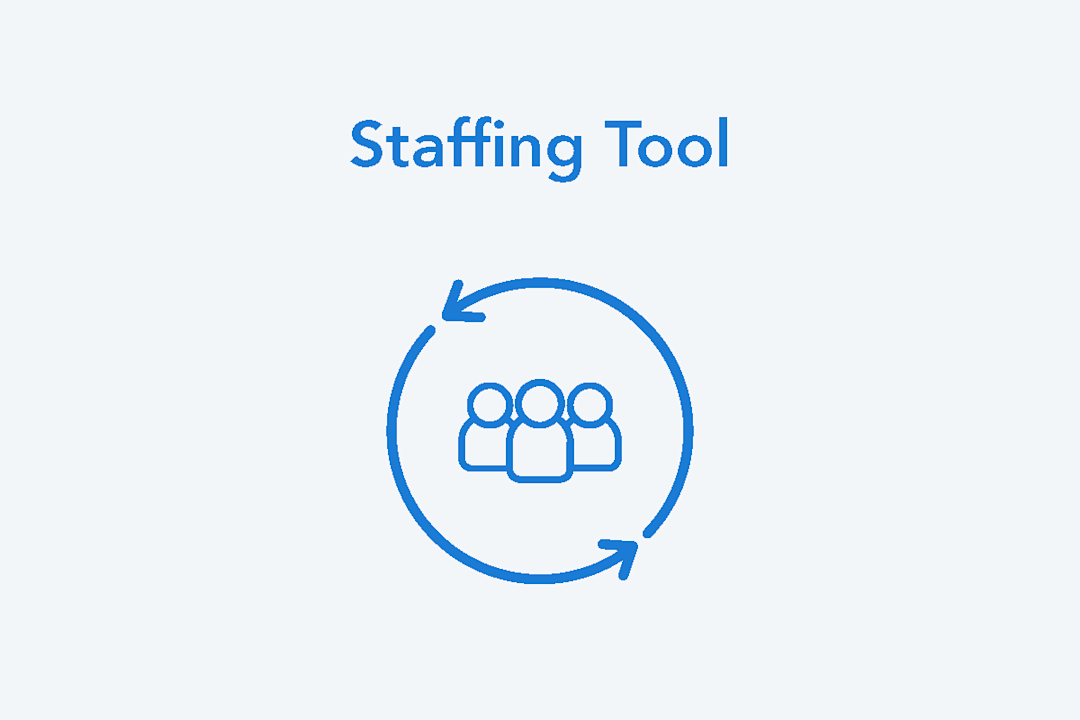 Card illustration for staffing tool