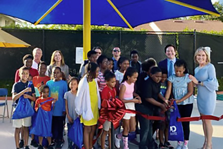 AAD shade structure dedication, Florida