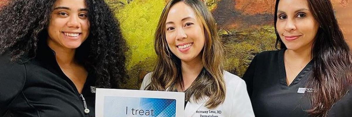 Illustration for Educating the public — Together, we are telling the public why they should #ChooseADermatologist 